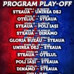 S-a stabilit programul din play-off