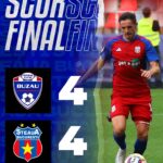 Etapa a VIII-a: Gloria Buzău 4-4 Steaua