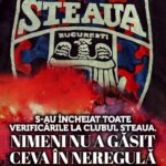 Nimeni nu a găsit ceva în neregulă la Clubul Sportiv al Armatei.