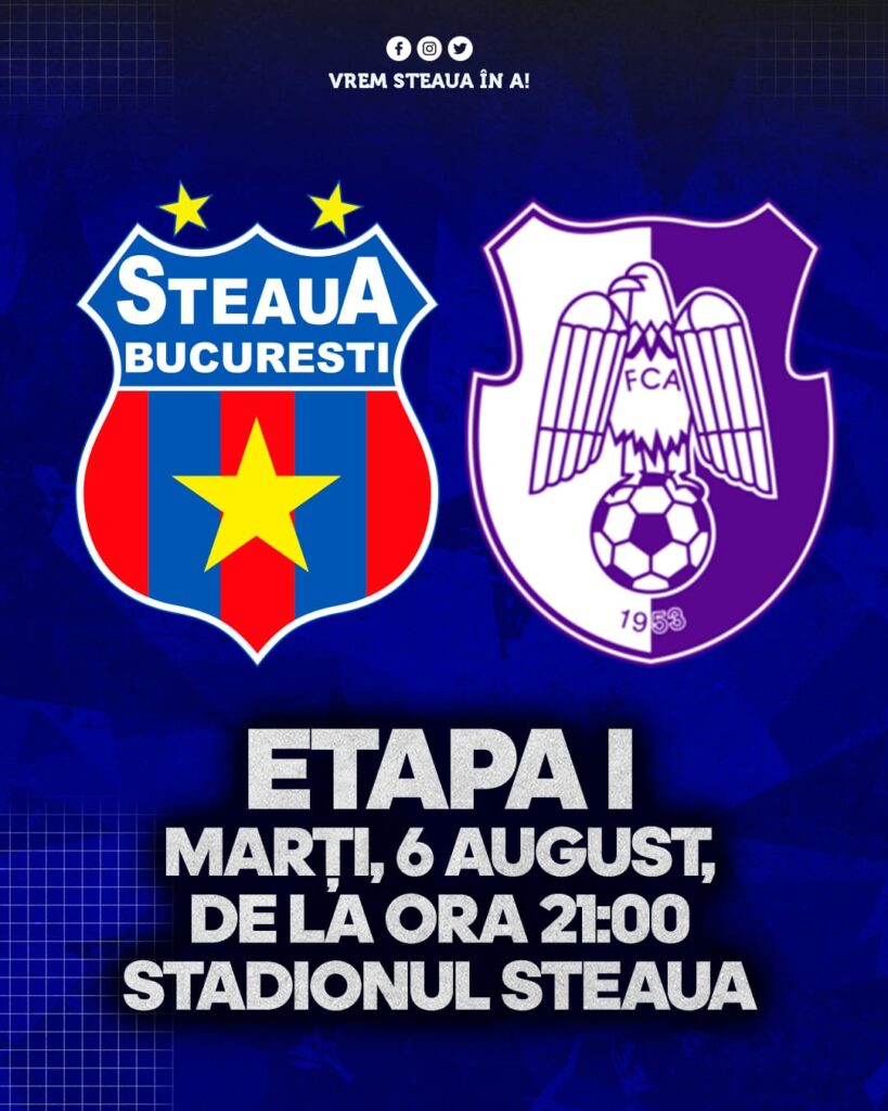 Etapa I: Steaua – Campionii FC Argeș