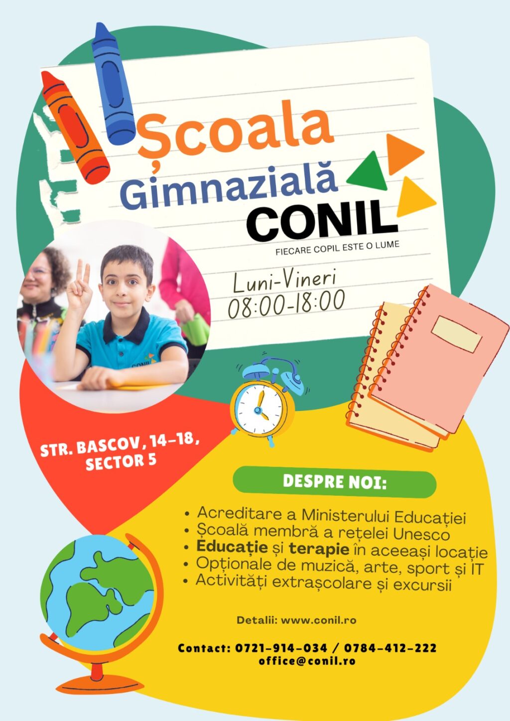 Școala Gimnazială CONIL: educație incluzivă