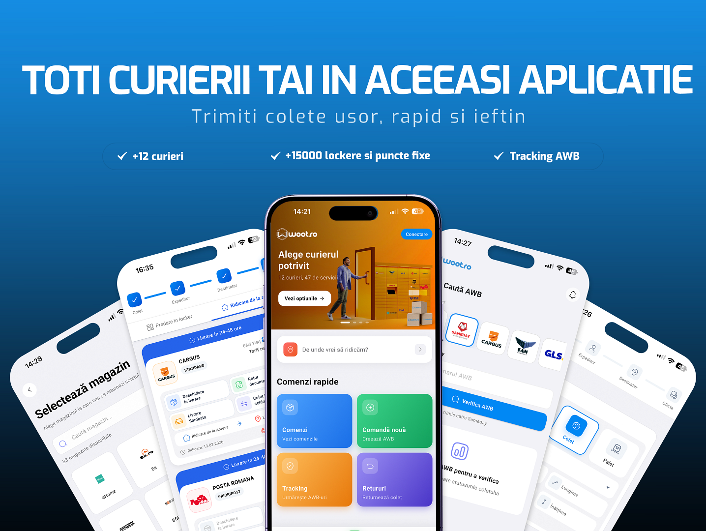 appcover_wp Woot.ro lanseaza aplicatia mobila care aduce intr-un singur loc cele mai mari firme de curierat din Romania